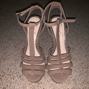 Jessica Simpson strappy wedges